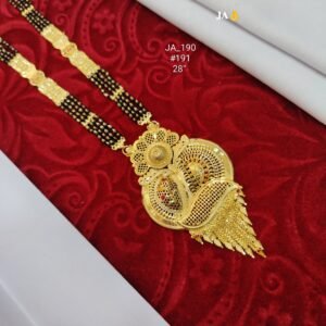 One Gram Gold Plated Party Wear Mangalsutra DN - 191