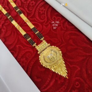 One Gram Gold Plated Party Wear Mangalsutra DN - 190
