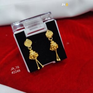 Elegant Gold-Toned Daily Wear Earrings – DN 2249