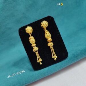 Elegant Gold-Toned Daily Wear Earrings – DN 2269