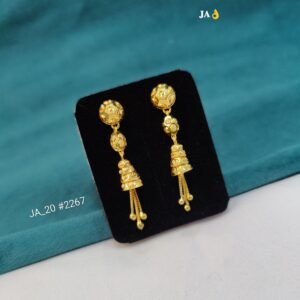 Elegant Gold-Toned Daily Wear Earrings – DN 2267