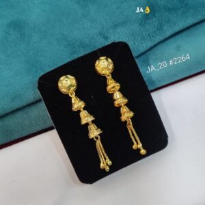 Elegant Gold-Toned Daily Wear Earrings – DN 2264