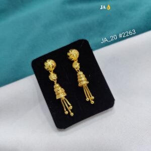 Elegant Gold-Toned Daily Wear Earrings – DN 2263