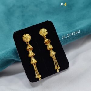 Elegant Gold-Toned Daily Wear Earrings – DN 2262