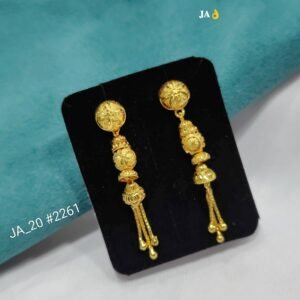 Elegant Gold-Toned Daily Wear Earrings – DN 2261