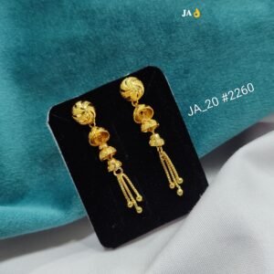 Elegant Gold-Toned Daily Wear Earrings – DN 2260