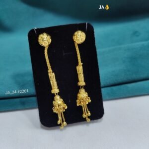 Elegant Gold-Toned Daily Wear Earrings – DN 2201