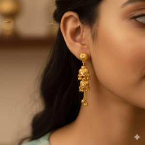 Daily Wear Micro Gold Plated Earrings - 2272