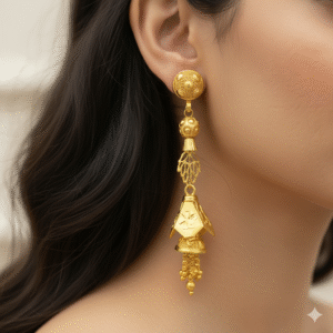 Daily Wear Micro Gold Plated Earrings - 2212