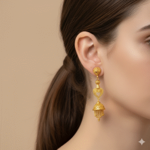 Daily Wear Micro Gold Plated Earrings - 2213
