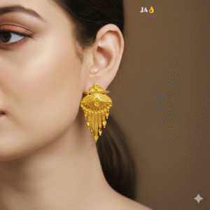 Luxe Spark – Gold Stud Earrings (Party Wear) - DN 2032