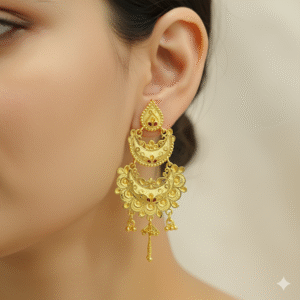 Chanbali Elegance Gold-Plated Long Earrings - DN 2279