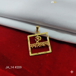 “Divine Om Namah Shivay Pendant – Premium Handcrafted Spiritual Jewelry” - DN-209