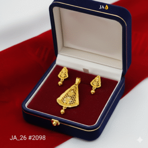 Premium Design Pendant And Earrings - DN-2098