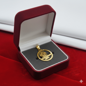 Masterpiece Collection: Micro-Pave Shiva Gold Pendant  - DN-208