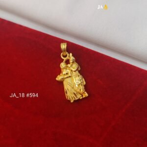  Premium Collection: Radha-Krishna Couple Pendant  - DN-594