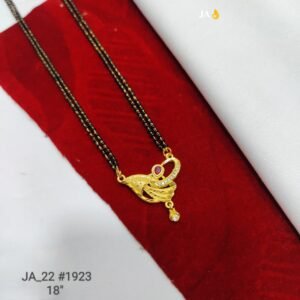 One Gram Gold Plated Daily Wear Mangalsutra DN - 1923