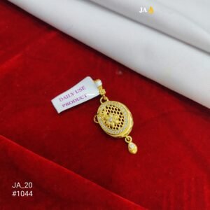 Radiant Lotus Gold-Tone Pendant – DN-1044