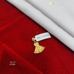 Gold-Plated Heart Tassel 'Daily Use' Pendant– DN- 1049