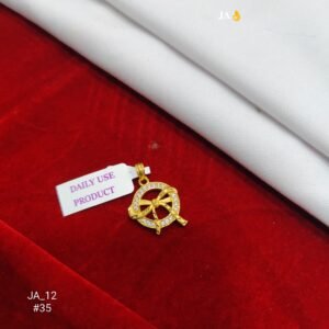 Unique Bow-Knot Pattern Zircon Embellished Everyday Pendant – DN- 35