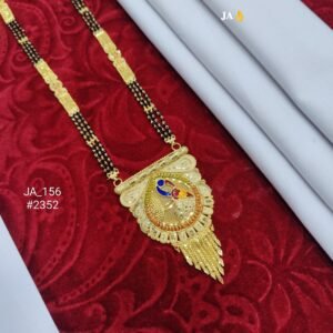 Royal Peacock Gold-Plated Mangalsutra – Traditional Elegance DN - 2352