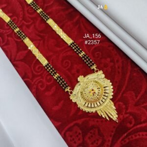Royal Traditional Gold-Plated Mangalsutra – Elegant Bridal Heritage Design  DN - 2357