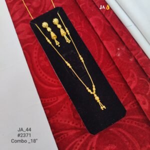 Gold-Tone Mangalsutra Combo Set with Designer Earrings DN- 2371