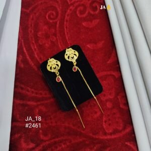 Exquisite Gold-Plated Sui-Dhaga Earrings - 2461