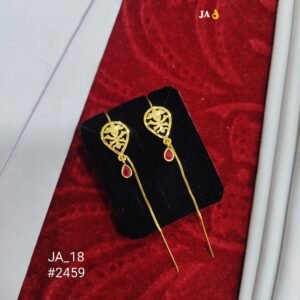 Exquisite Gold-Plated Sui-Dhaga Earrings - 2459