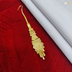 Maang Tikka – Traditional Indian Bridal Hair Accessory for Weddings & Festivals DN - C
