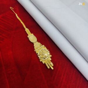 Ethnic Bridal Gold-Plated Maang Tikka DN - F
