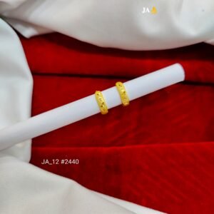 Elegant Gold Star-Cut Hoop Earrings | Minimalist Daily Wear Gold Earrings for Women DN-2440