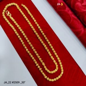 Royal Knot Design Gold Chain – Timeless Elegance with a Luxurious Finish DN -2509