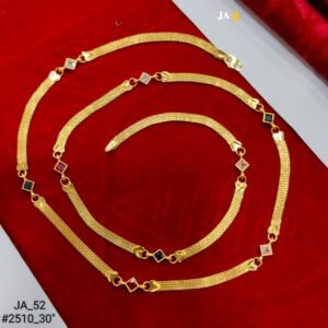 Royal Knot Design Gold Chain – Timeless Elegance with a Luxurious Finish DN -2510