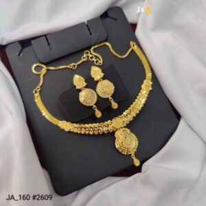 Royal Gold Plated Traditional Necklace Set DN-2609