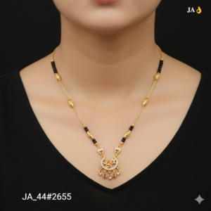 Royal CZ Ruby Drop Mangalsutra DN - 2655