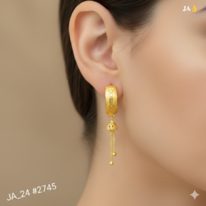 Golden Regal Earring DN-2745