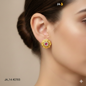 Royal Pink Bloom Gold Tops DN - 2703