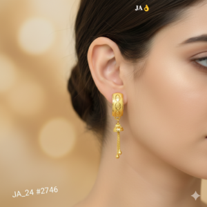 Imperial Drop Gold Earring DN-2746