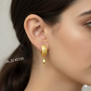 Gold Bali Earrings DN-2729