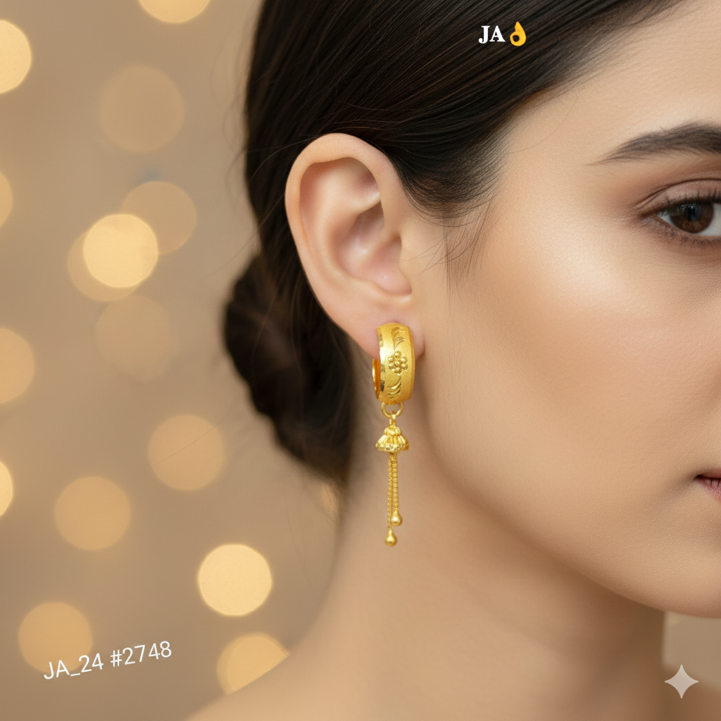 Floral Charm Earring DN-2748