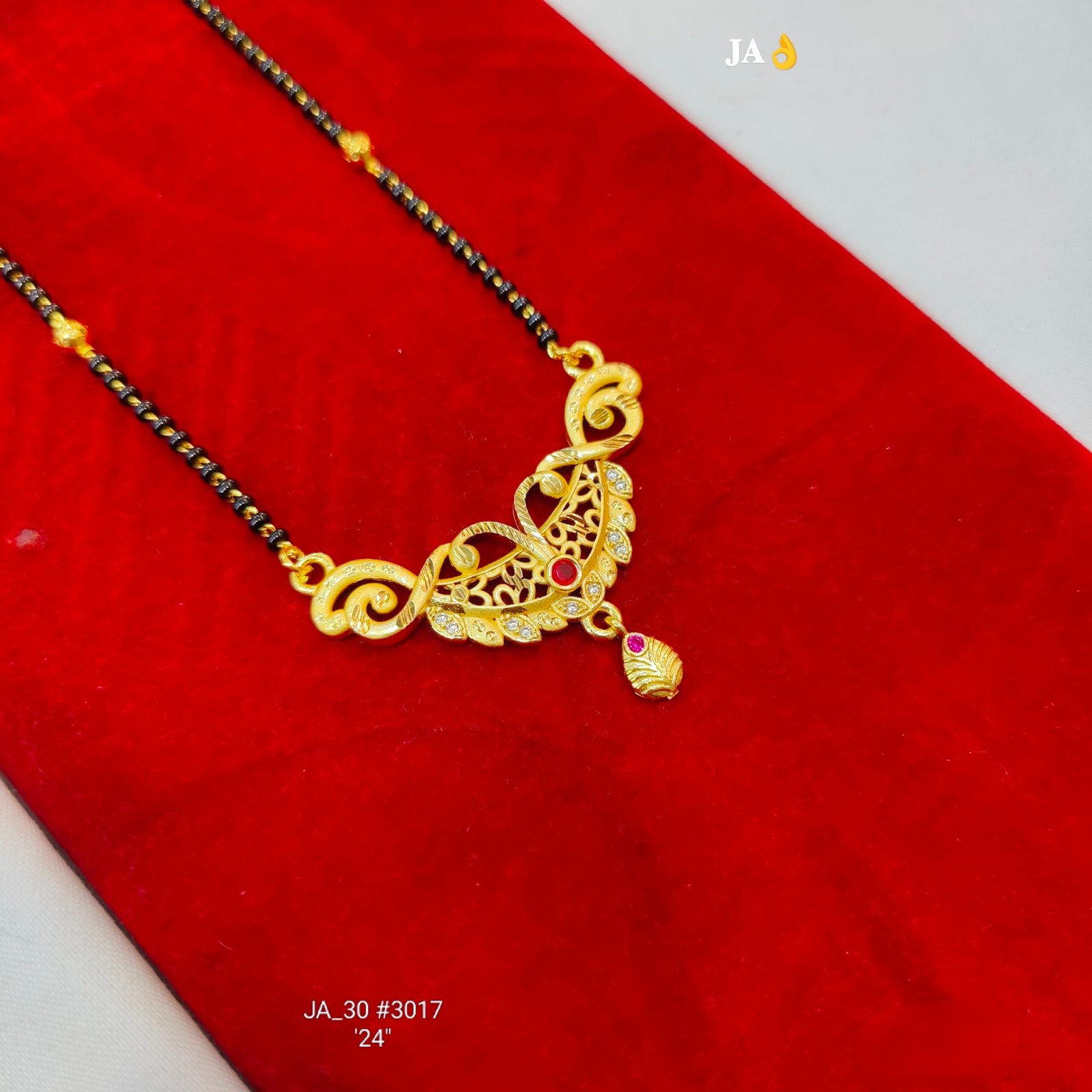 Elegant Filigree Designer Mangalsutra DN-3017