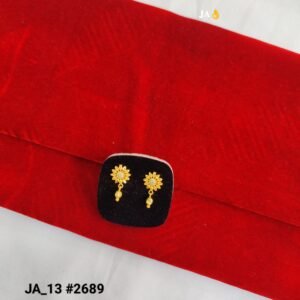 Sunflower Gold Plated Earrings DN - 2689