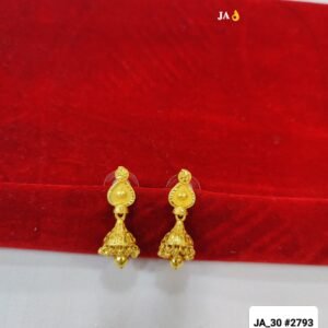 Elegant Gold Plated Mini Jhumka Earrings for Women DN- 2793