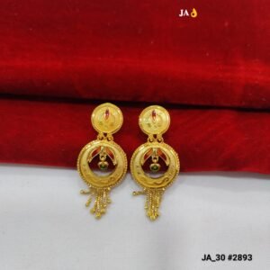 Antique Gold Designer Drop Earrings DN-2893