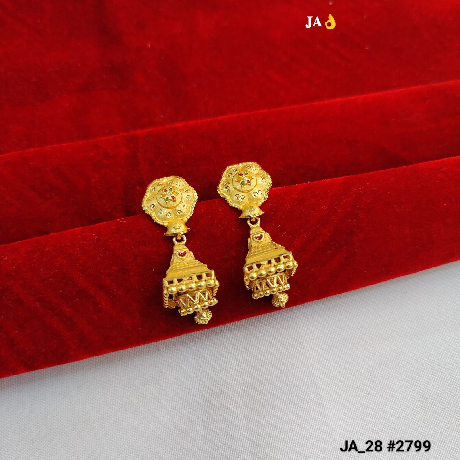 Royal Meenakari Jhumki Earrings DN- 2799