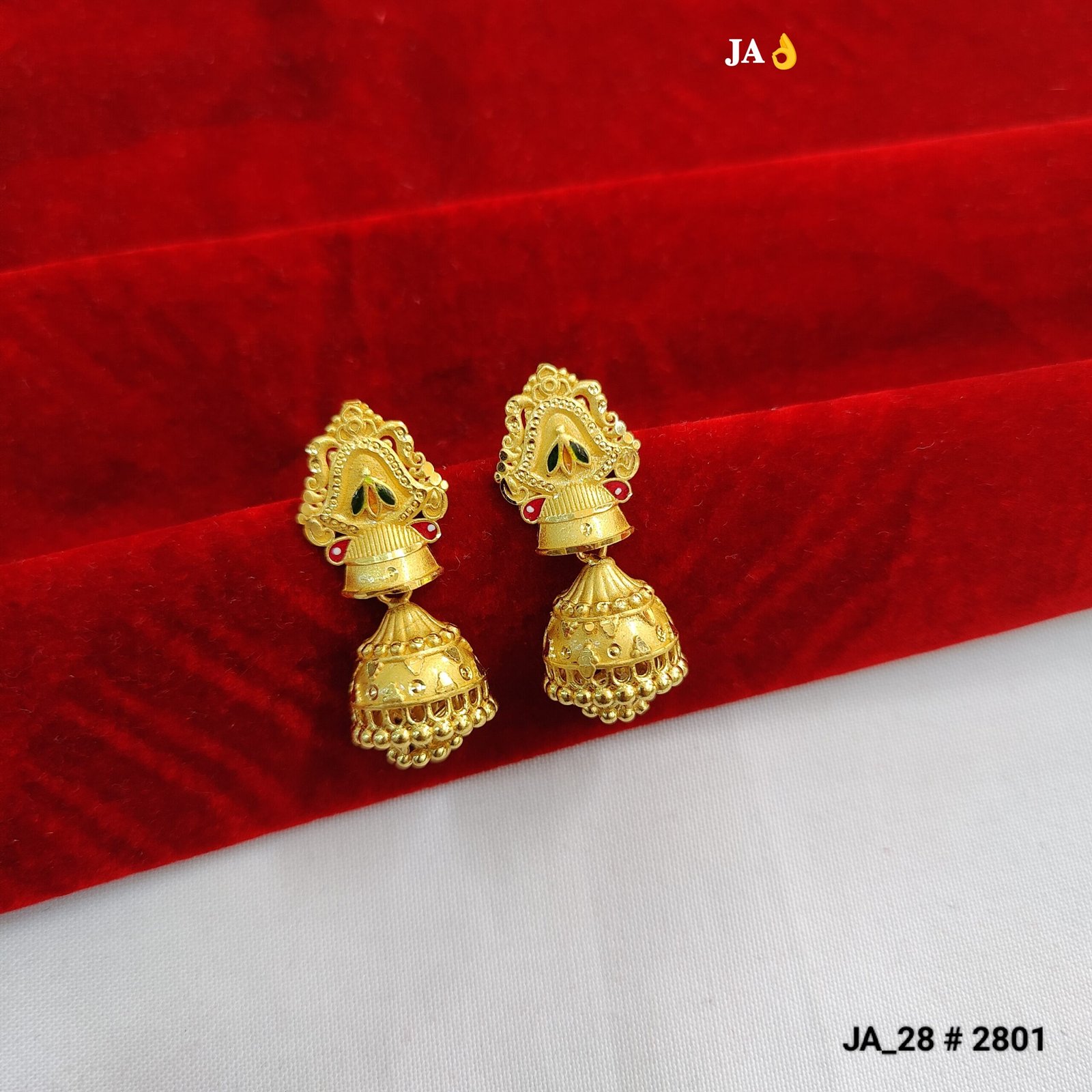 Royal Temple Jhumka DN- 2801