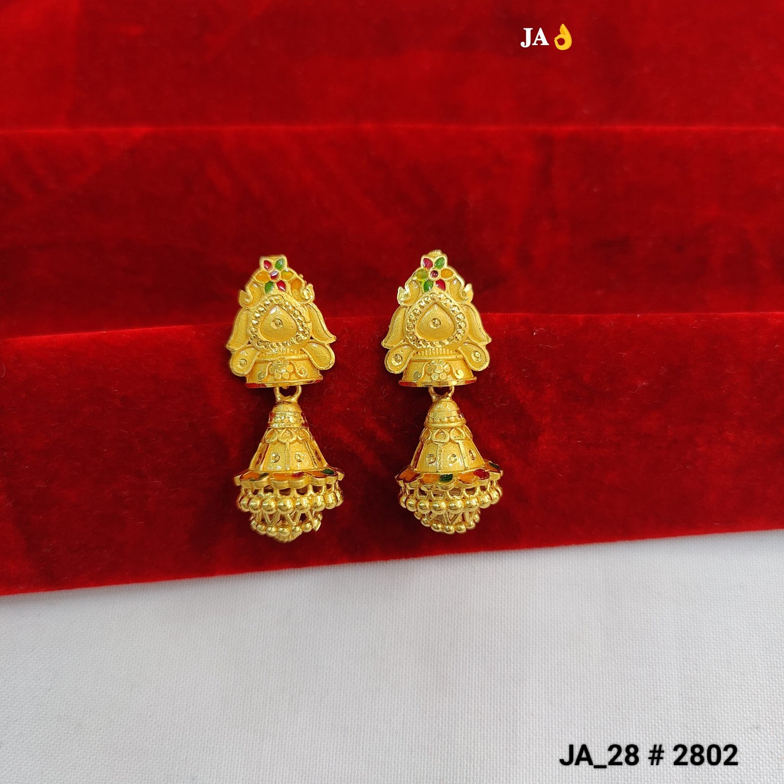 Classic Meenakari Jhumki DN- 2802