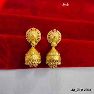 Royal Meenakari Sun-Drop Jhumkas  DN- 2803