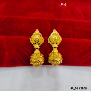 Royal Golden Meenakari Jhumkas DN- 2808